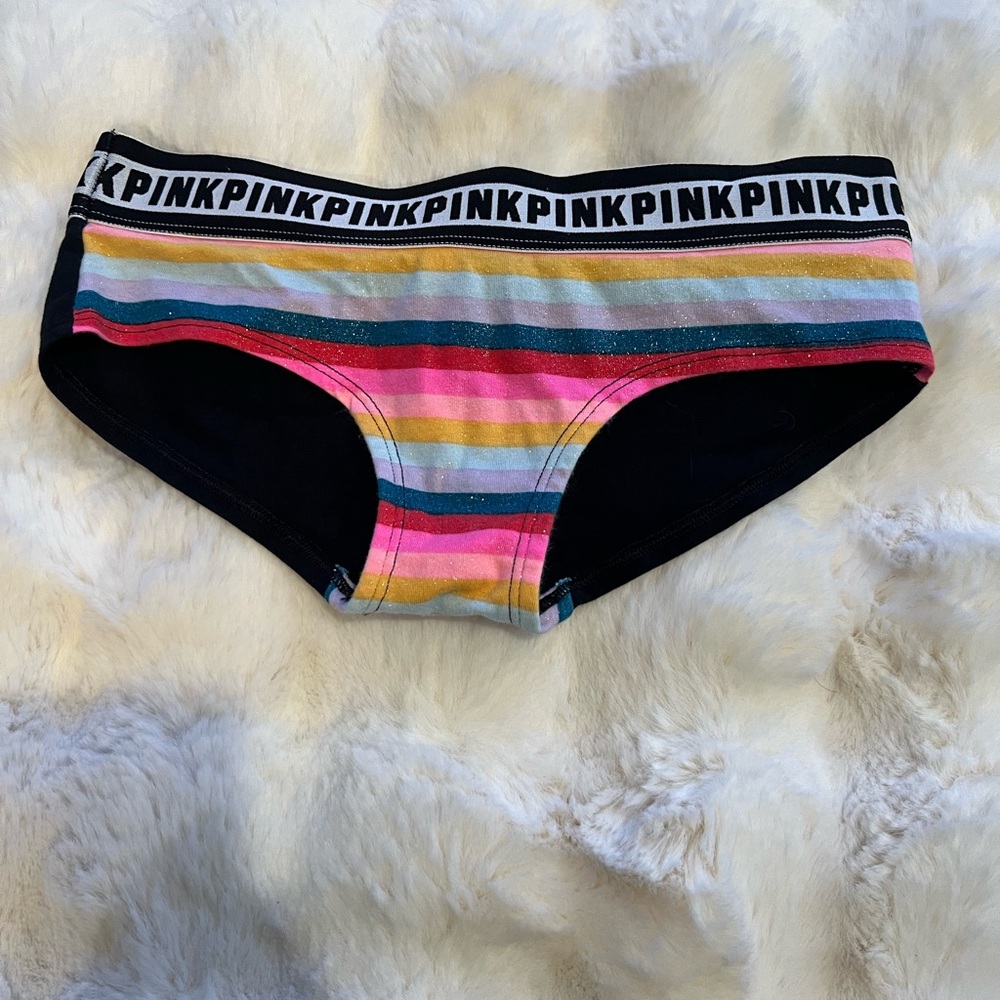 Modeling wardrobe bottoms Victoria's Secret Womens Striped Bottoms - colorful.